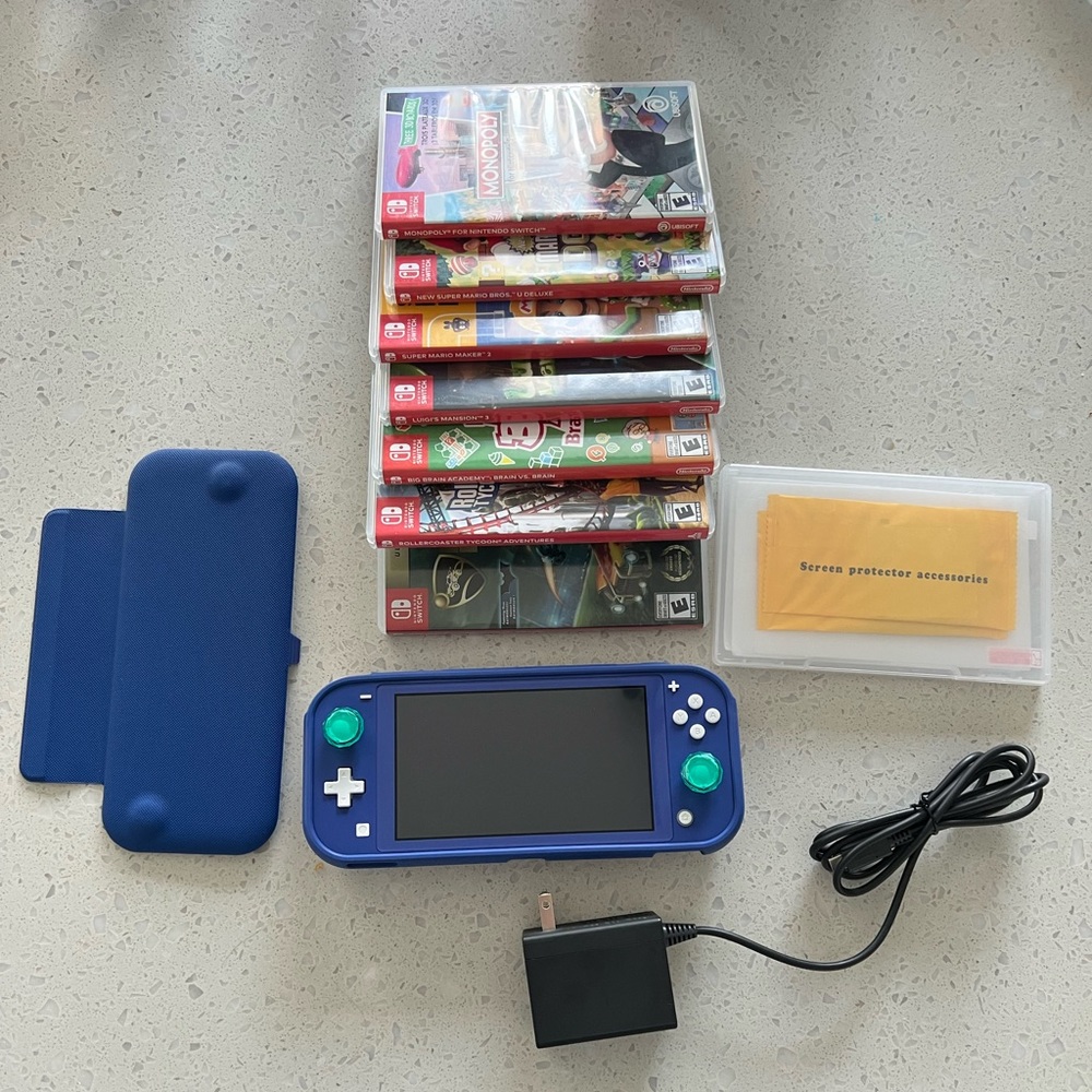 Nintendo Switch Lite with Extras! - Picture 1 of 9